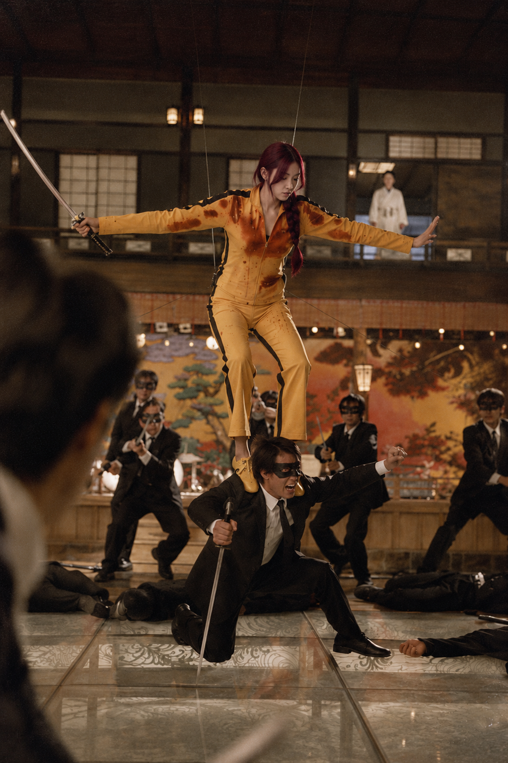Reina — Action scene